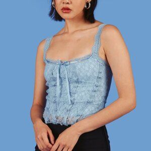 UNIF Melody lacy bustier style camisole top